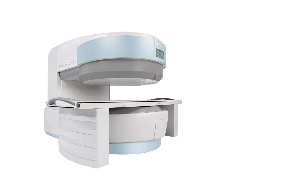 Marcom 0.35T permanent magnet MRI scanner